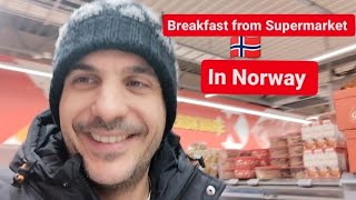 Low Budget breakfast from Supermarket in Norway [upl. by Mikael]