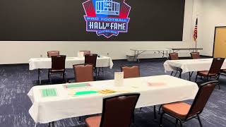 APBA Football Club tournament setup at the Pro Football Hall of Fame in Canton Ohio August 2023 [upl. by Leunad]