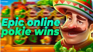 Compilation of crazy pokie wins from our stream 😱🤩 Highlights 🔥 Online pokies Australia [upl. by Engvall265]