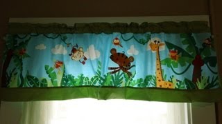 Crib Bumper into Valance Step by Step Tutorial [upl. by Nofets210]