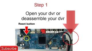 Reset button vs super password generator app method  h264 dvr admin password recovery [upl. by Rosenwald]