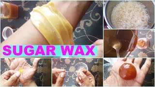 How To Make Sugar Wax At Home  Natural Hair Removal At Home  Sugar Wax Live Demonstration [upl. by Lebisor504]