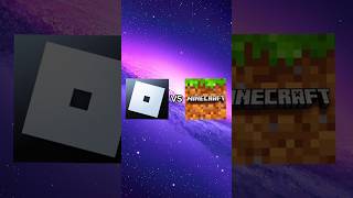 Minecraft vs roblox minecraft roblox shorts games gamingshorts vs best [upl. by Nekal]