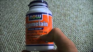 Now Foods Bromelain Review [upl. by Largent]