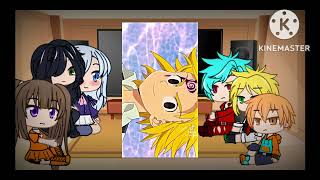 Seven deadly sins react to…Short like meliodasiiDemon Gacha [upl. by Yruj]