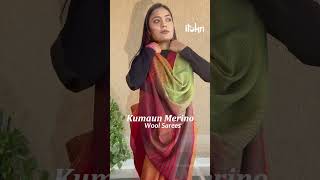 Elegance Kumaun Merino Wool Sarees Shop Now iTokricom [upl. by Beedon263]