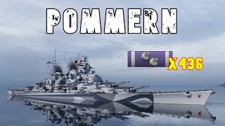 World of WarShips Pommern  6 Kills 217K Damage [upl. by Cheng]