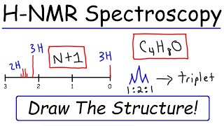 Proton NMR Spectroscopy  How To Draw The Structure Given The Spectrum [upl. by Toddie]