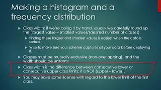 Math 130 Frequency Distributions and Histograms Part 1 [upl. by Esorbma]