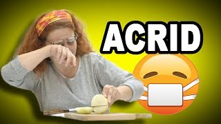 😷👃 Learn English Words ACRID  Meaning Vocabulary with Pictures and Examples [upl. by Galven]