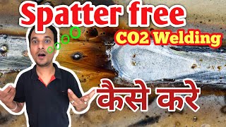 Two Tips To Avoiding Excess Weld Spatter  Spatter free Welding kaise kare [upl. by Narbig715]