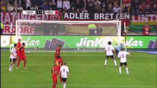 Mesut Özil Amazing Goal Germany vs Belgium [upl. by Ecidnacal766]