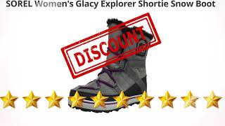 SOREL Womens Glacy Explorer Shortie Snow Boot  Review and Discount [upl. by Gates421]