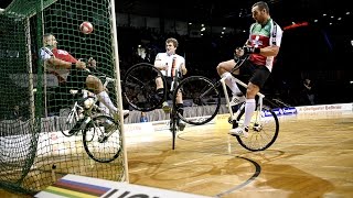 2016 UCI Indoor Cycling World Championships  Cycleball  Day 2 [upl. by Eydie]