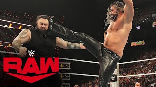 Seth “Freakin” Rollins and Bronson Reed engage in wild brawl Raw highlights Oct 21 2024 [upl. by Spiers588]