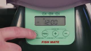 Fish Mate P7000 Battery Fish Feeder Instruction Video [upl. by Trinatte]