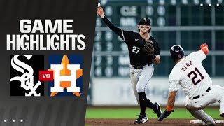 White Sox vs Astros Game Highlights 81724  MLB Highlights [upl. by Urissa]