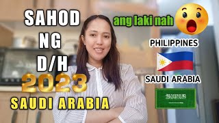 SAHOD NG DOMESTIC HELPER SA SAUDI 2023  Jhosten letsky [upl. by Ylrahc]