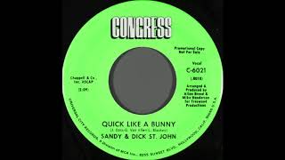 Sandy amp Dick St John  Quick Like A Bunny 1970 [upl. by Arreit]