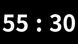 55분 30초 타이머｜55minute 30second timer｜3330 second timer｜Countdown with Alarm [upl. by Cudlip]