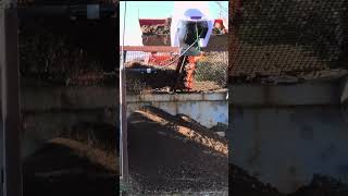 DIY electric soil screener test run shorts soil soilscreener soiltips topsoil [upl. by Jarv]