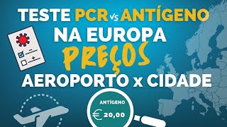 Viajar na pandemia  onde fazer teste PCR e Antígeno na Europa  Com PREÇOS [upl. by Sy849]