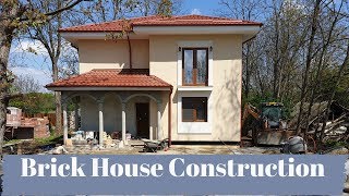 Building My Brick House  From Foundation to Roof Construction [upl. by Daniela]