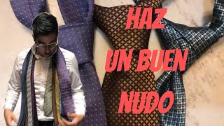 Nudos de corbata fácil y rápido [upl. by Nosnek]