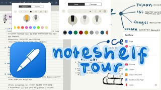 noteshelf tour ✏ watch this before you buy noteshelf [upl. by Eisserc]