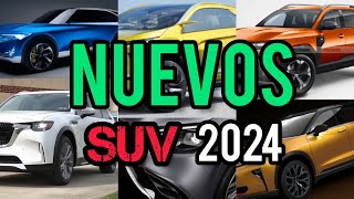 Nuevos Estrenos de SUVs 2024 😯🤩 Los Suv más interesantes que llegarán en el 2024 los más esperados [upl. by Nora]