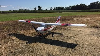 First Flight amp Review Eflite Apprentice S 15e  Crashed Into A Cornfield [upl. by Mani]