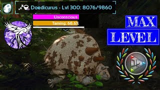 MAX LEVEL DOEDICURUS TAME  Redwoods Hardcore EP18  ARK Survival Evolved Mobile [upl. by Elysha301]