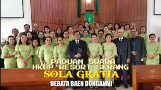 DEBATA BAEN DONGANMI cover PADUAN SUARA SOLA GRATIA [upl. by Airdnaxela]