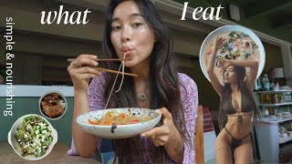 what I eat in a day to feel good  simple amp healing [upl. by Pessa]