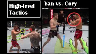 When HighLevel Skills Clash – Petr Yan  Cory Sandhagen Breakdown of Tactics used in the Fight [upl. by Haimarej]