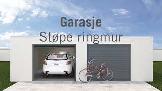 Garasje – Støpe ringmur [upl. by Hu905]