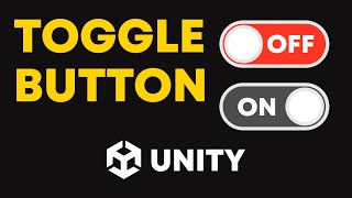 Unity Toggle  How To Create a Toggle Button in Unity 3D [upl. by Atiek]