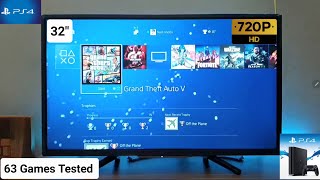 PS4 Slim 63 Games Tested on 720p TV 2023 [upl. by Carolyne360]