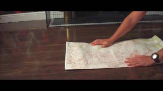 Ordnance Survey 150000 Map Folding Tutorial [upl. by Caddaric195]