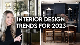 TOP 10 INTERIOR DESIGN  HOME DECOR TRENDS FOR 2023 [upl. by Fogg]