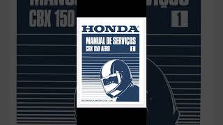 HONDA CBX150 AERO MANUAL DE SERVICIO OBSEQUIO PARA MIS SEGUIDORES [upl. by Bethena516]