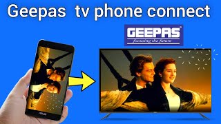 geepas tv connect to phone [upl. by Trinia]