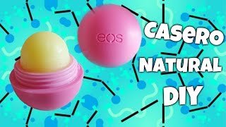 DIY EOS balsamo casero natural para labios [upl. by Airom]