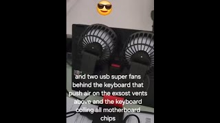 Asus ROG flow x13 diy TURBO MODE super fast cooling bench on tent mode WORKS FOR ALL TENT LAPTOPS [upl. by Dadivitan]