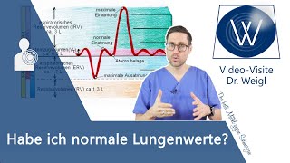 Lungenfunktion Gesunde Lungenwerte Schlechte Werte nach einem Lungentest zB Spirometrie [upl. by Eanert]