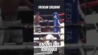 Froilan Saludar Knocks out Kurihara  Saludar Vs Kurihara trending boxing [upl. by Maples]