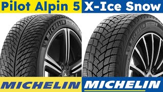 Winter vs Studless Michelin Pilot Alpin 5 vs Michelin XIce Snow [upl. by Aimerej]