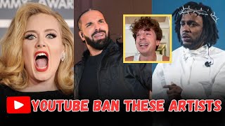 Kendrick Lamar Burna Boy Adele And More Artists Music Blocked By YouTube Amid SESAC Dispute [upl. by Shelagh]