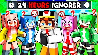 Ignorer mes FANGIRLS pendant 24H sur Minecraft [upl. by Ly214]