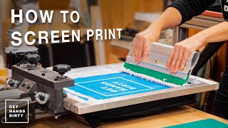 Print Your Own Posters TShirts and More  Screen Printing Basics [upl. by Thibaud]